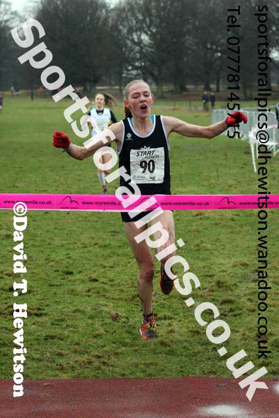 Womens under-17a  Northern Cross Country, Knowsley Safari Park. Photo: David T. Hewitson/Sports for All Pics